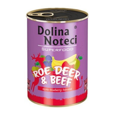 Dolina Noteci Superfood Pies Sarna i wołowina puszka 400g