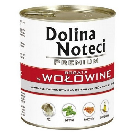 Dolina Noteci Premium Pies Wołowina puszka 800g