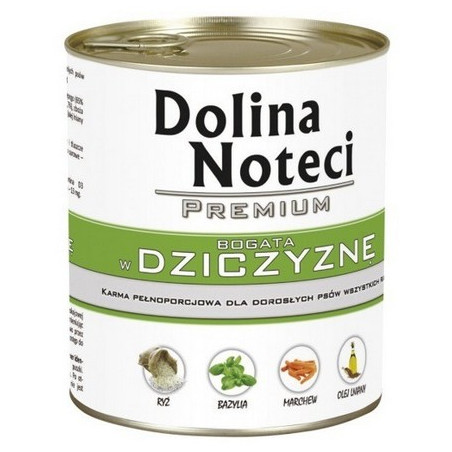 Dolina Noteci Premium Pies Dziczyzna puszka 800g