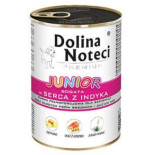 Dolina Noteci Premium Pies Junior Serca indyka puszka 400g