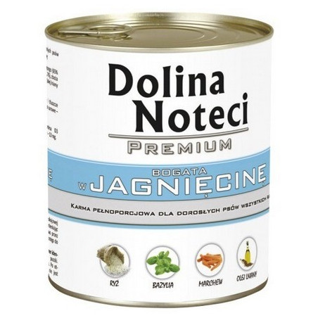 Dolina Noteci Premium Pies Jagnięcina puszka 800g