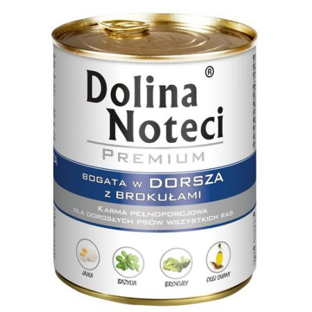 Dolina Noteci Premium Pies Dorsz i brokuły puszka 800g