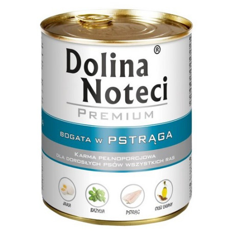 Dolina Noteci Premium Pies Pstrąg puszka 800g