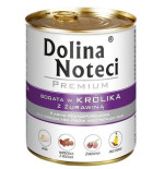 Dolina Noteci Premium Pies Królik i żurawina puszka 800g