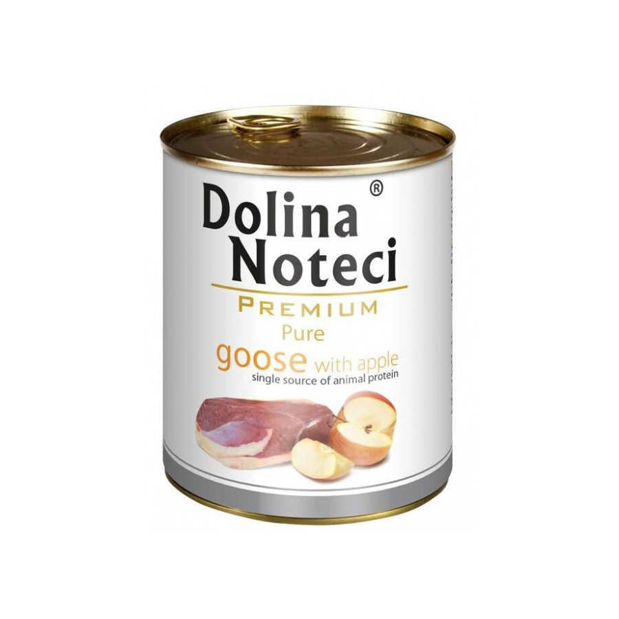 Dolina Noteci Premium Pies Pure Gęś i jabłko puszka 800g