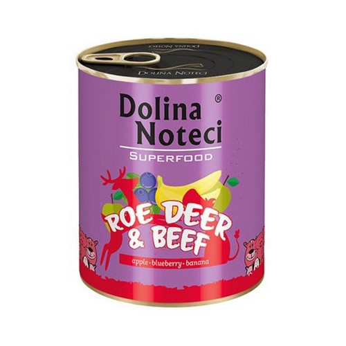 Dolina Noteci Superfood Pies Sarna i wołowina puszka 800g