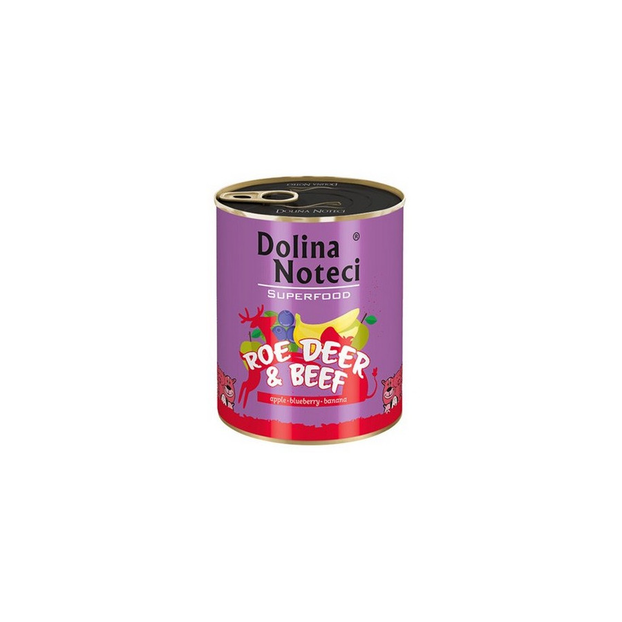 Dolina Noteci Superfood Pies Sarna i wołowina puszka 800g