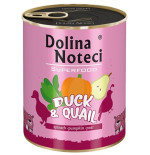 Dolina Noteci Superfood Pies Kaczka i przepiórka puszka 800g