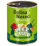 Dolina Noteci Superfood Pies Jeleń i kaczka puszka 800g