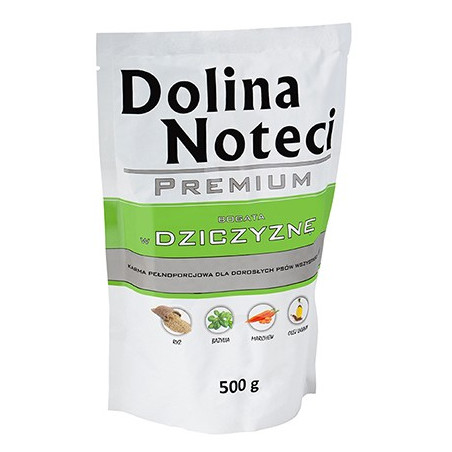 Dolina Noteci Premium Pies Dziczyzna saszetka 500g