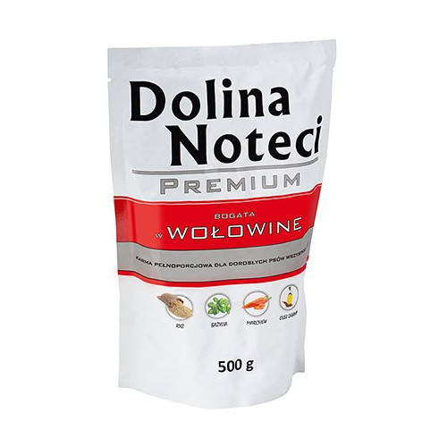 Dolina Noteci Premium Pies Wołowina saszetka 500g