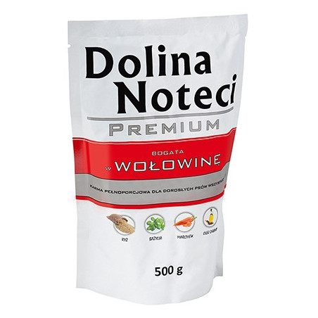 Dolina Noteci Premium Pies Wołowina saszetka 500g