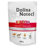 Dolina Noteci Premium Pies Junior Serca wołowe saszetka 300g