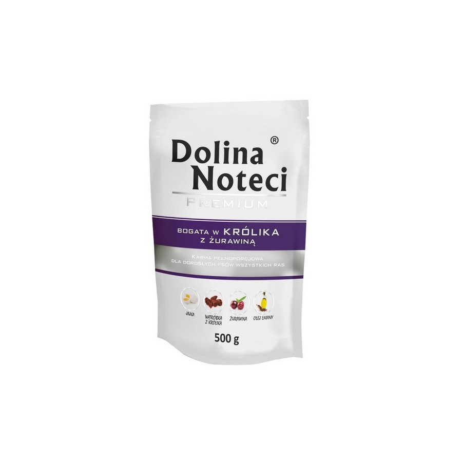 Dolina Noteci Premium Pies Królik i żurawina saszetka 500g