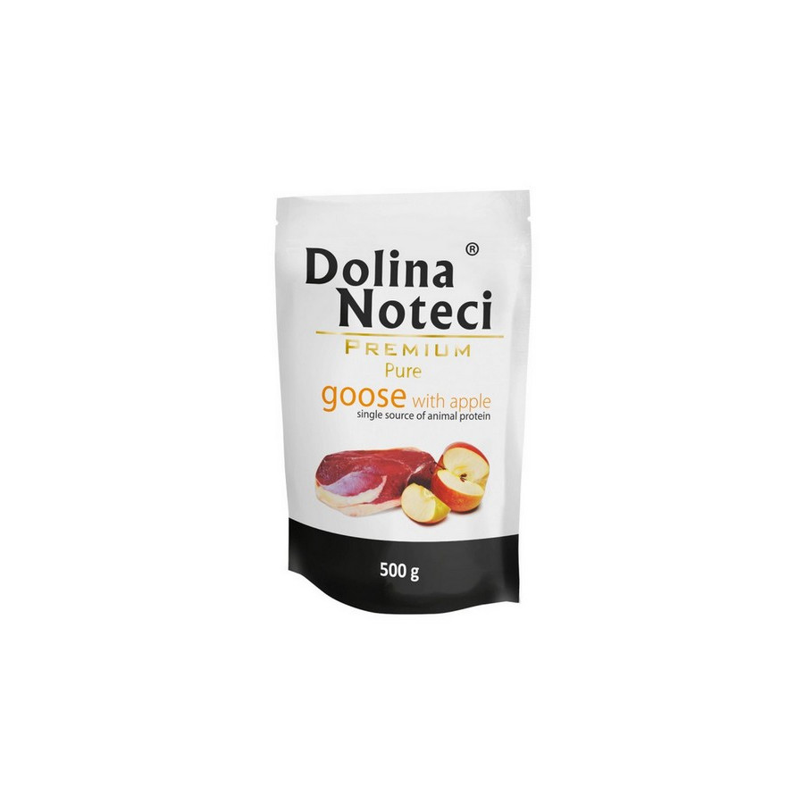 Dolina Noteci Premium Pies Pure Gęś i jabłko saszetka 500g