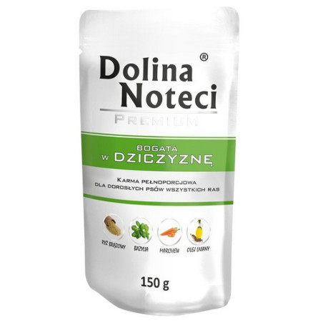 Dolina Noteci Premium Pies Dziczyzna saszetka 150g