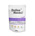 Dolina Noteci Premium Pies Junior Wątróbka z królika i ozory z jelenia saszetka 100g