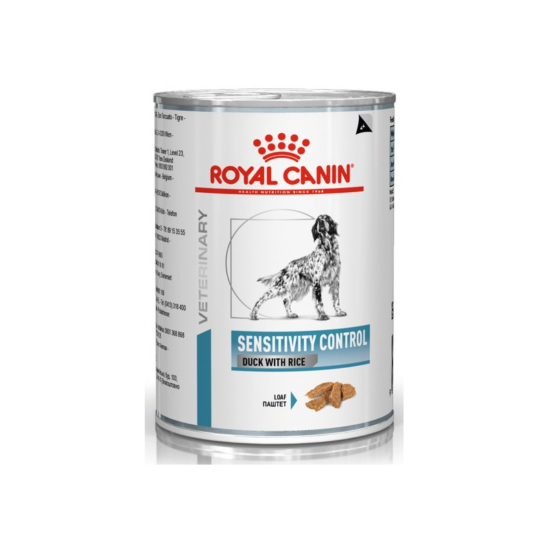 Royal Canin Veterinary Diet Canine Sensitivity Control kaczka i ryż puszka 420g