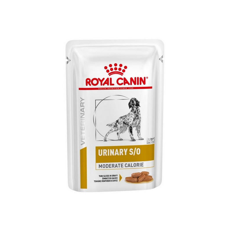 Royal Canin Veterinary Diet Canine Urinary S/O Moderate Calorie saszetka 100g