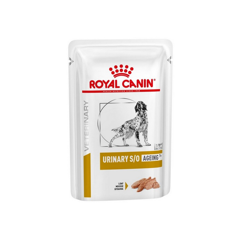 Royal Canin Veterinary Diet Canine Urinary S/O Ageing +7 saszetka 85g