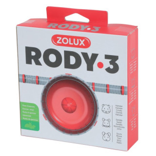 Zolux Kołowrotek RODY3 Silent Wheel czerwony [206035]