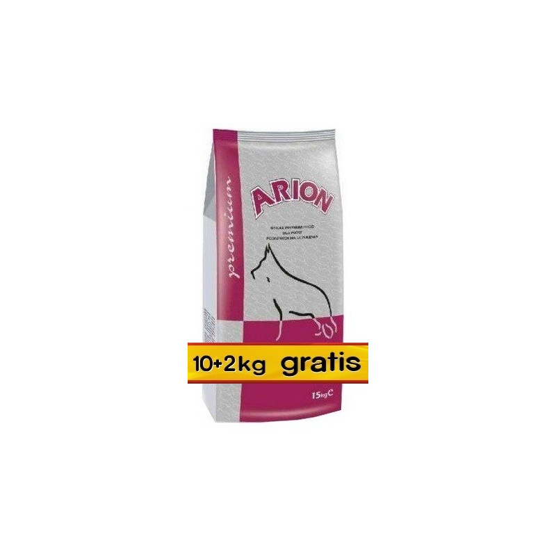 Arion Premium Adult Lamb & Rice 12kg (10+2kg gratis)