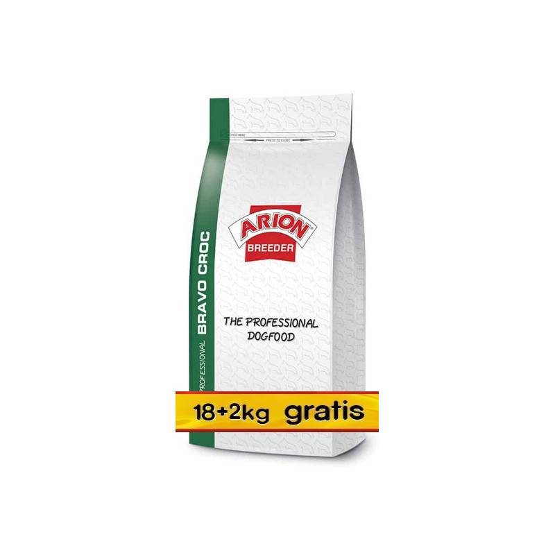 Arion Breeder The Professional Dog Bravo Croc 24/10 20kg (18+2kg gratis)