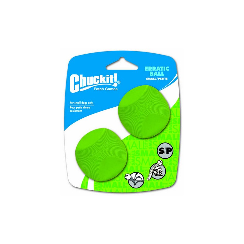 Chuckit! Erratic Ball Small 2pak [20110]