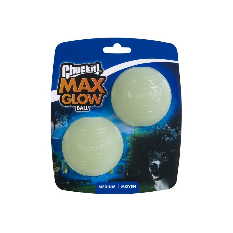 Chuckit! Max Glow Ball Medium 2pak [33067]