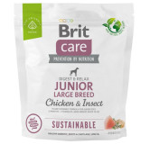 Brit Care Sustainable Junior Large Breed Chicken & Insect 1kg