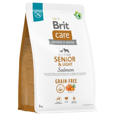 Brit Care Grain Free Senior & Light Salmon 3kg