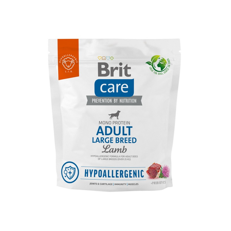 Brit Care Hypoallergenic Adult Large Lamb 1kg