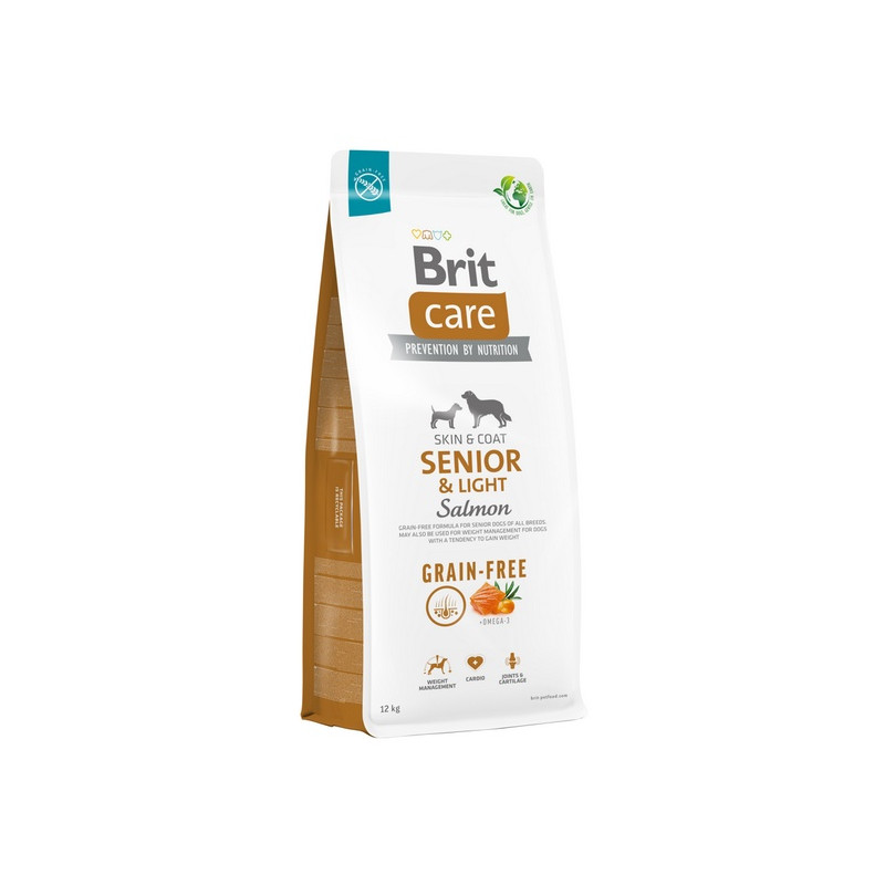 Brit Care Grain Free Senior & Light Salmon 12kg