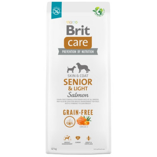 Brit Care Grain Free Senior & Light Salmon 12kg