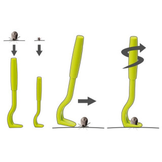 Kleszczołapki - przyrząd do usuwania kleszczy - haczyki 2szt