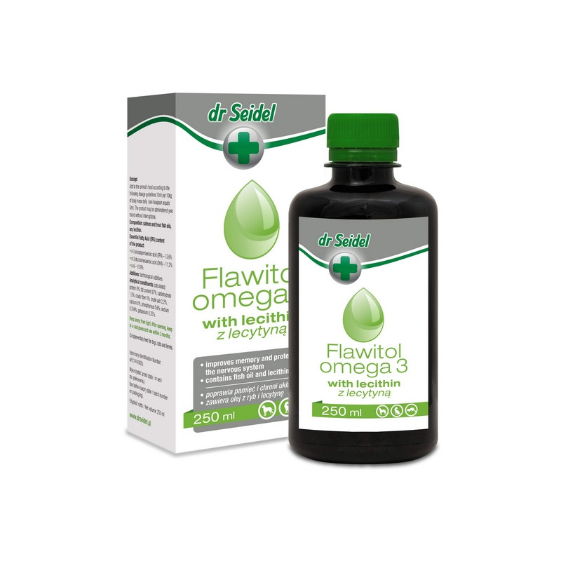 Dr Seidel Flawitol Omega 3 z lecytyną 250ml