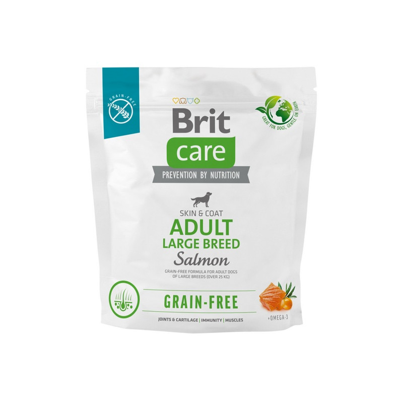 Brit Care Grain Free Adult Large Breed Salmon 1kg