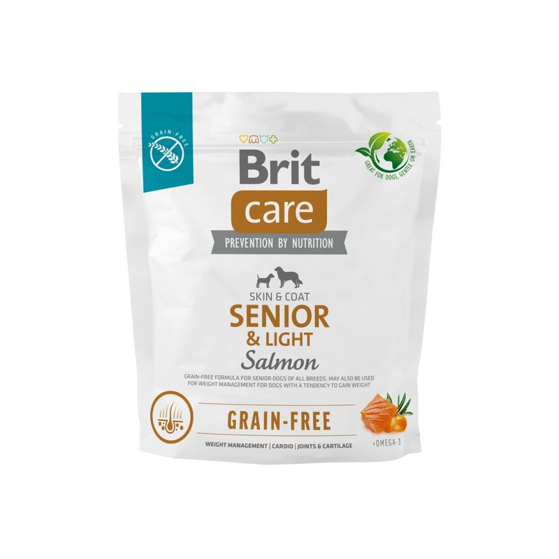 Brit Care Grain Free Senior & Light Salmon 1kg