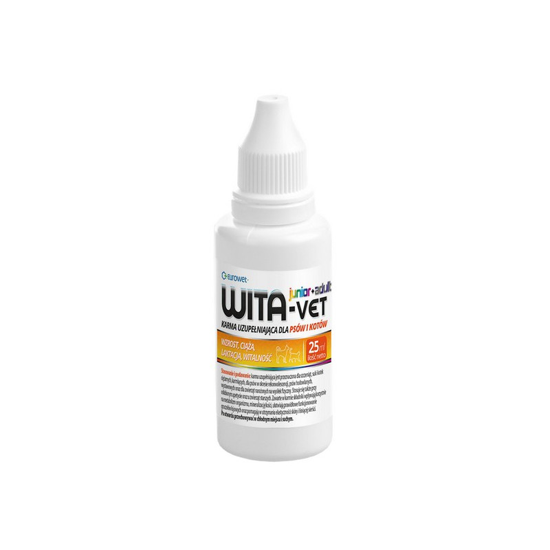 Wita-Vet Junior + Adult dla kota i psa krople 25ml