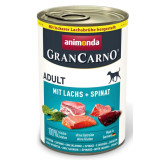 Animonda GranCarno Original Adult Lachs Spinat Łosoś + Szpinak puszka 400g