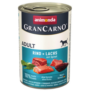 Animonda GranCarno Original Adult Lachs Spinat Łosoś + Szpinak puszka 400g