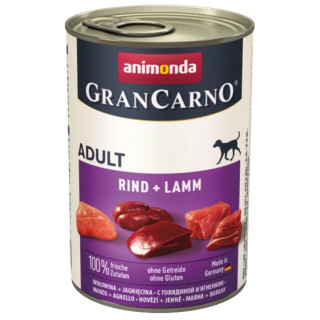 Animonda GranCarno Original Adult Rind Lamm Wołowina + Jagnięcina puszka 400g