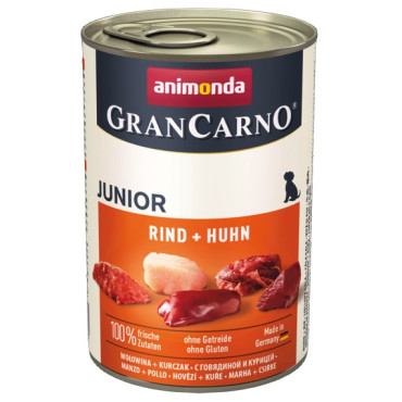 Animonda GranCarno Original Adult Rind Huhn Wołowina + Kurczak puszka 400g