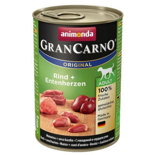 Animonda GranCarno Original Adult Rind Entenherzen Wołowina + Serca kacze puszka 400g