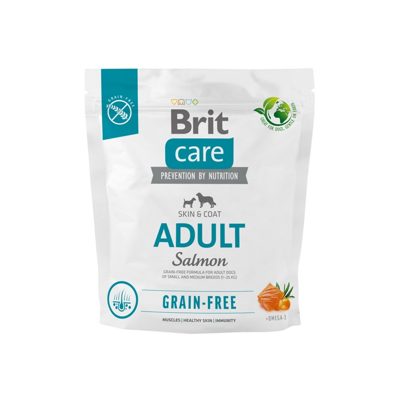 Brit Care Grain Free Adult Small & Medium Salmon 1kg