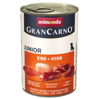 Animonda GranCarno Original Junior Rind Huhn Wołowina + Kurczak puszka 400g