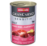 Animonda GranCarno Sensitiv Wołowina + ziemniaki puszka 400g