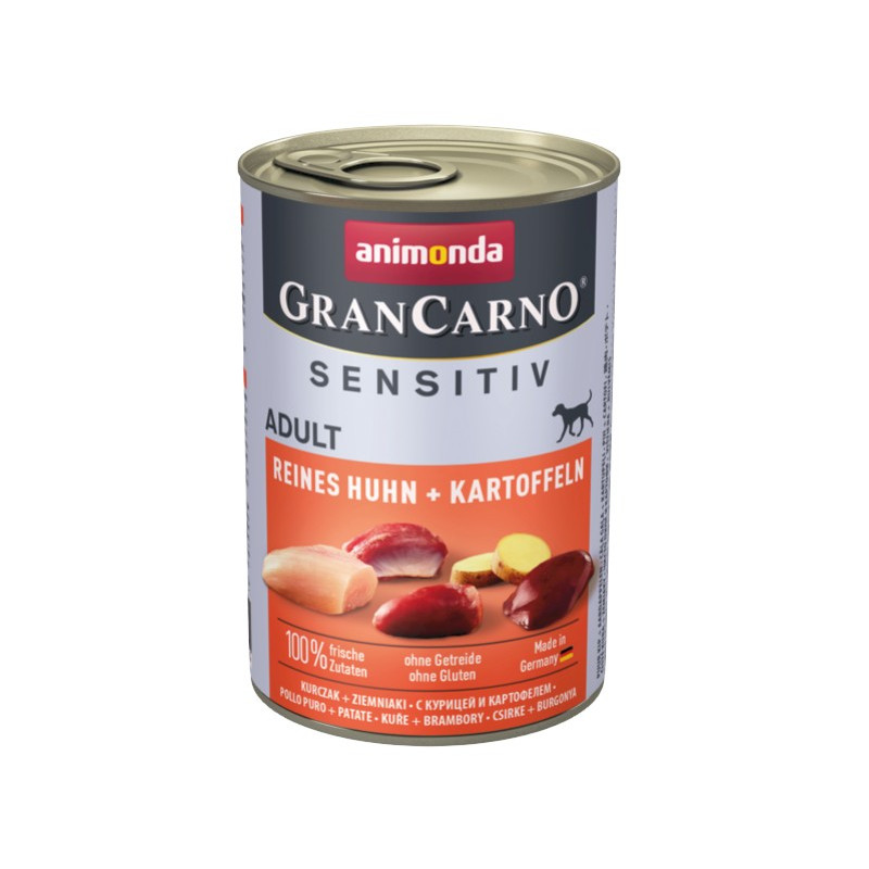 Animonda GranCarno Sensitiv Kurczak + ziemniaki puszka 400g