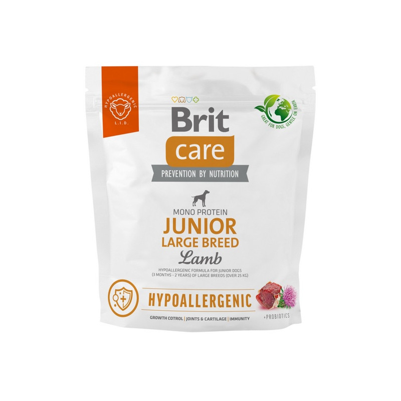 Brit Care Hypoallergenic Junior Large Lamb 1kg