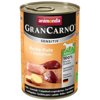 Animonda GranCarno Sensitiv Indyk + ziemniaki puszka 400g